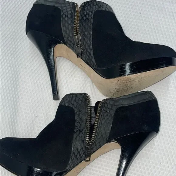 Coach Beatrice Black Ankle Booties